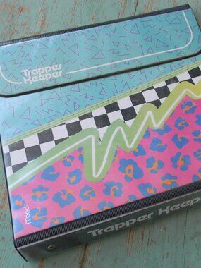 Trapper Keeper  80's 90's Vintage Design Retro Color Block